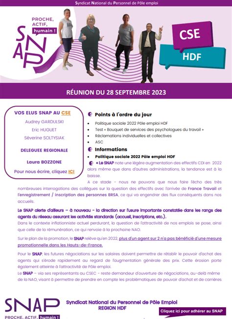 cse hdf pôle emploi.